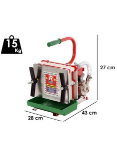   ROVER Plattenfiltergerät Colombo 6 säurebeständig beschichtet /20×20 cm/ - mit kostenloser Lieferung