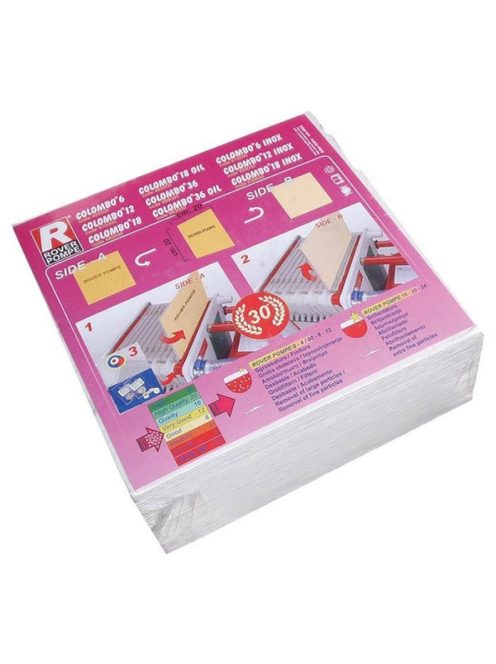 ROVER Filterplatte – 00 (extra grob / Öl), 20×20 cm, 25 Stk./Packung (004212)